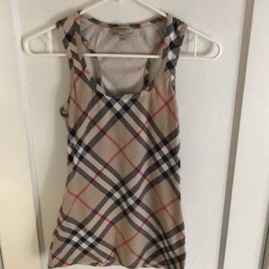 Burberry racerback tank